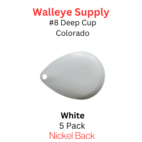 COLORADO spinner blades #8 WHITE NB