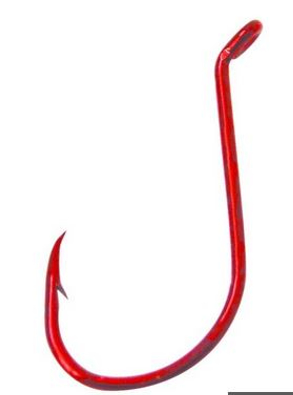 25 Pack of Size 6 Eagle Claw LT226RDU Red Octopus Hooks