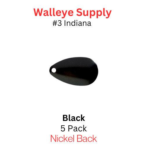 INDIANA spinner blades #3  BLACK