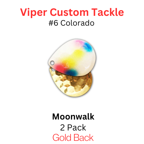 Viper Tackle Colorado Blades #6 MOONWALK