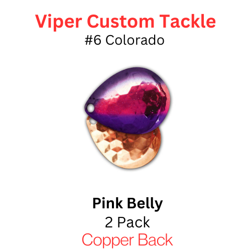 Viper Tackle Colorado Blades #6 Pink Belly