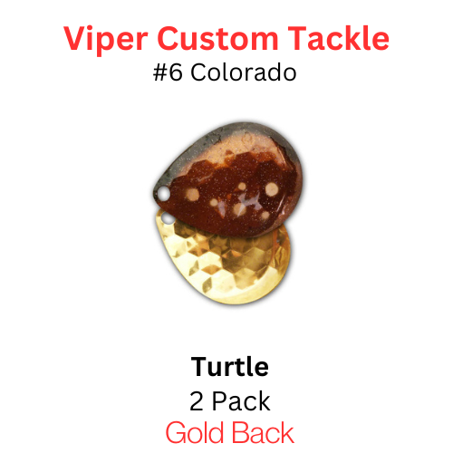 Viper Tackle Colorado Blades #6 Turtle