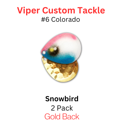 Viper Tackle Colorado Blades #6 Snowbird