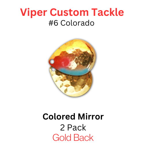 Viper Tackle Colorado Blades #6 Colored Mirror