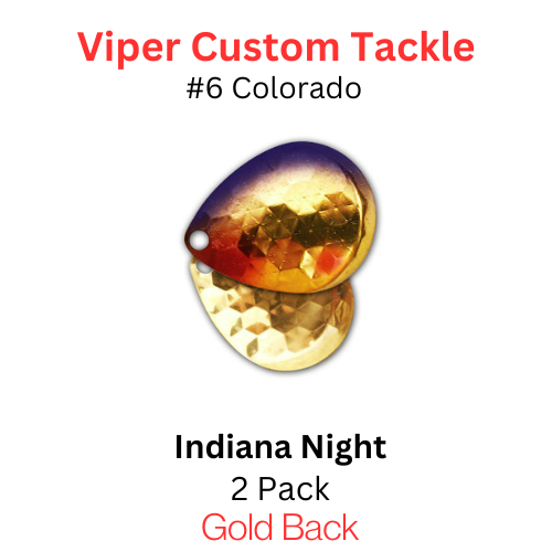 Viper Tackle Colorado Blades #6 Indiana Night