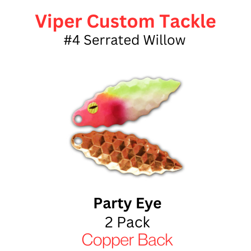 Viper Tackle Willow Blade size 4 Party Eye