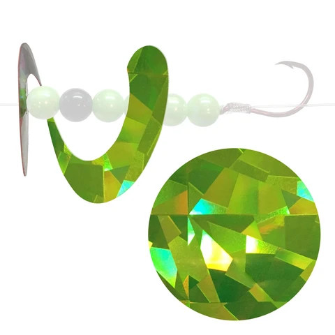 RAM LURES MONTANA BLADE 1.25 inch Chartreuse blade 