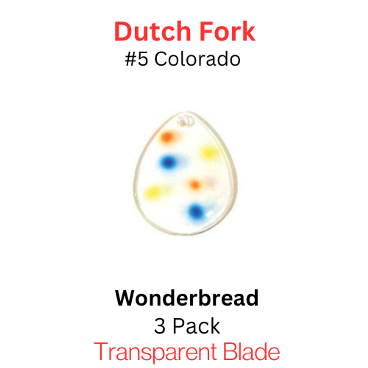 DUTCH FORK ghost blade #5 Colorado WONDERBREAD