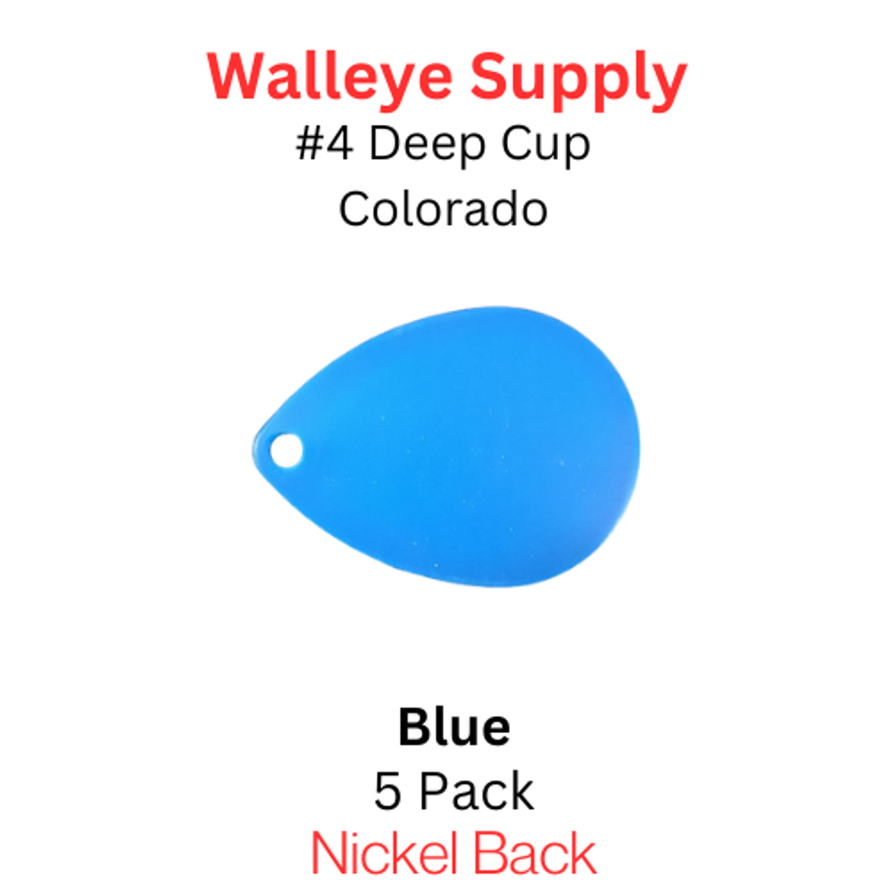 #4 Colorado Spinner Blades Blue