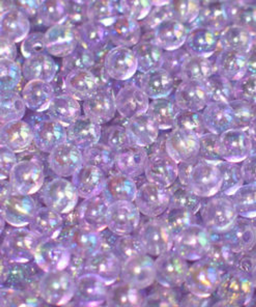 JT 6mm Pearlized Trans. Violet Beads 100/PK 