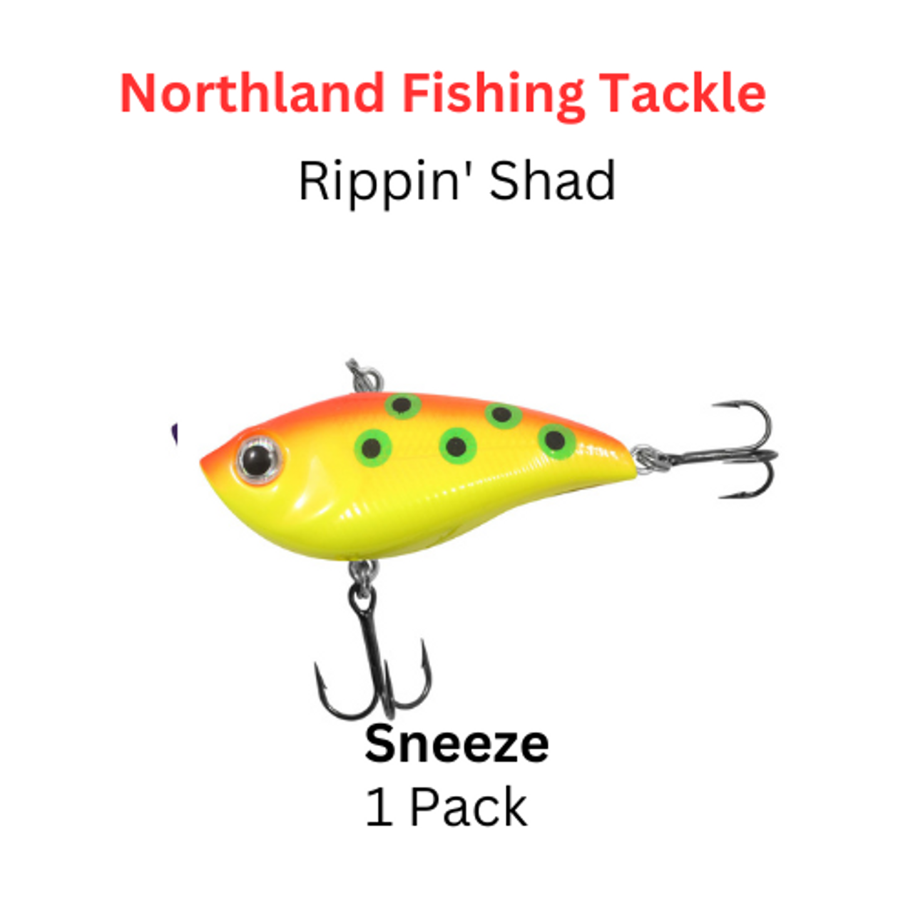 NORTHLAND FISHING TACKLE: 3/8oz Rippin' Shad Sneeze