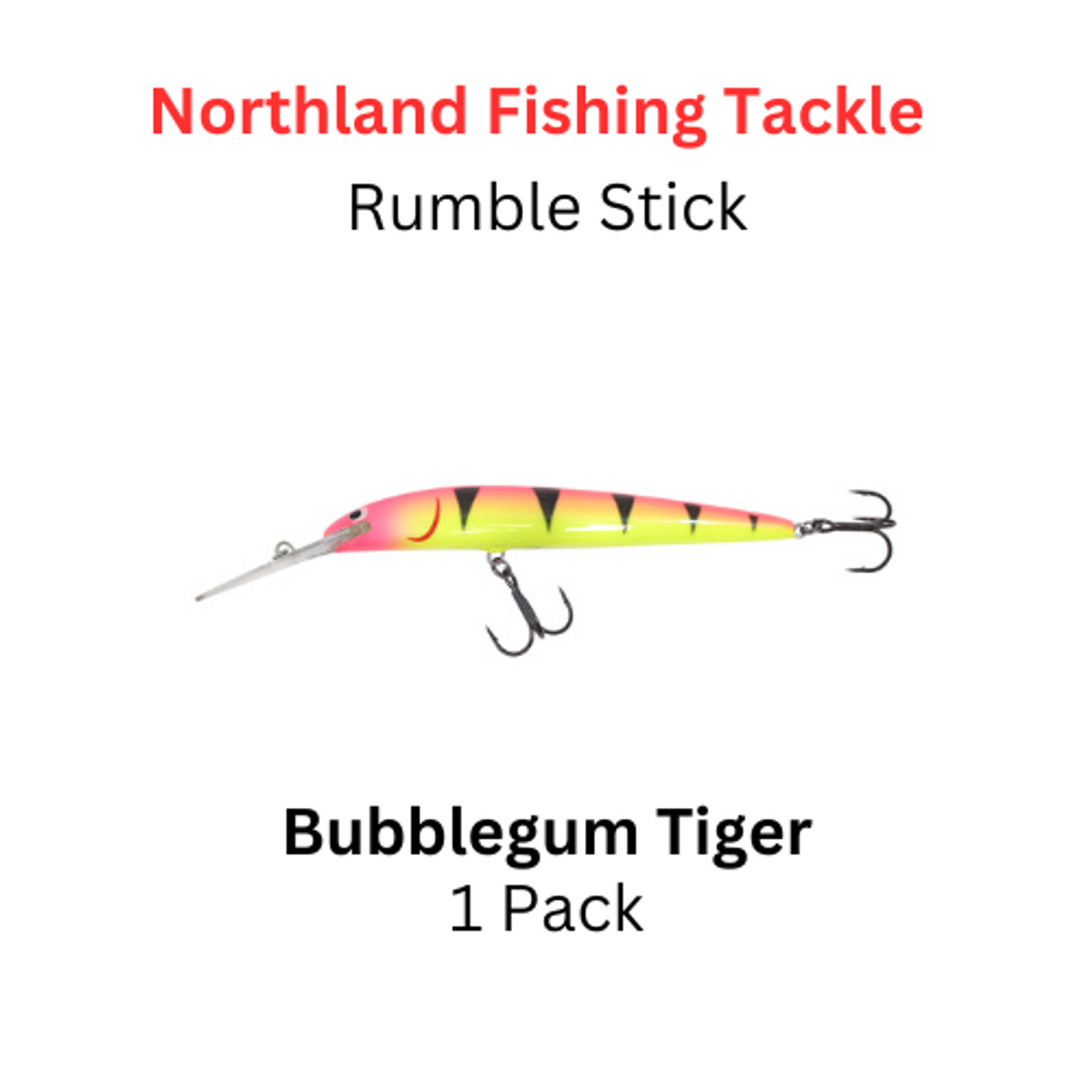 Northland Fishing Tackle: Rumble stick crankbait size 5 Blue Tiger