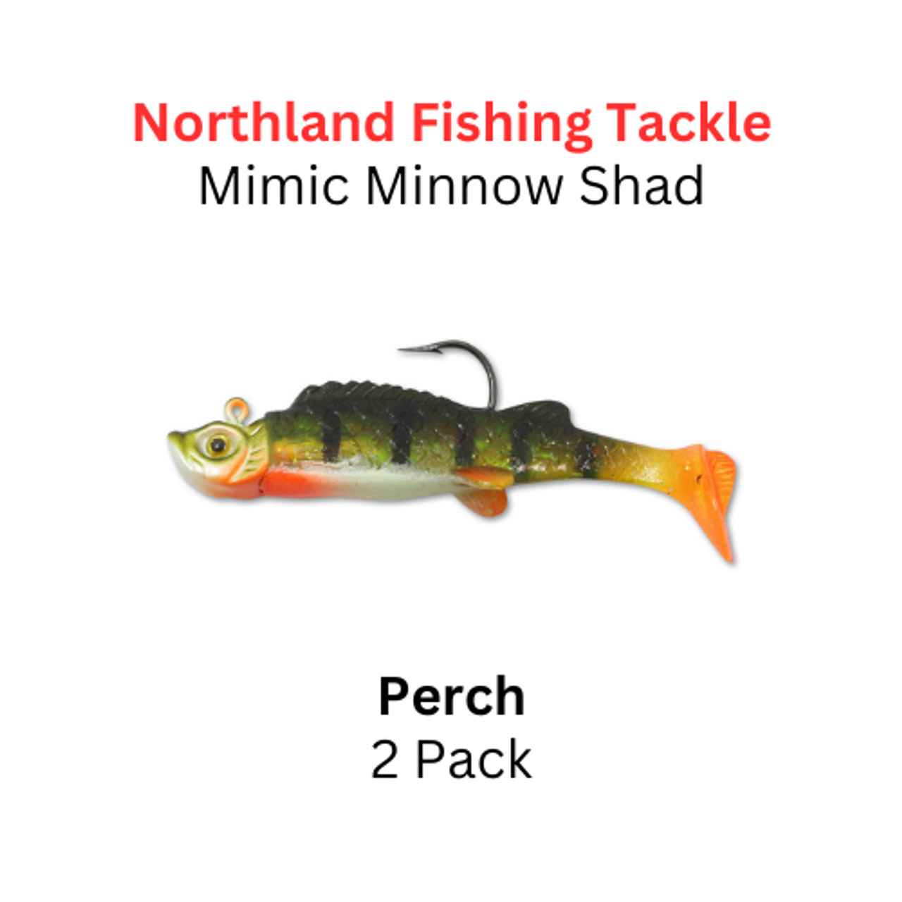 NORTHLAND FISHING TACKLE: 1/8oz Mimic Minnow Shad PERCH