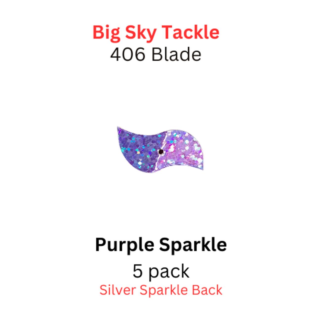 Purple Sparkle 406 Blade