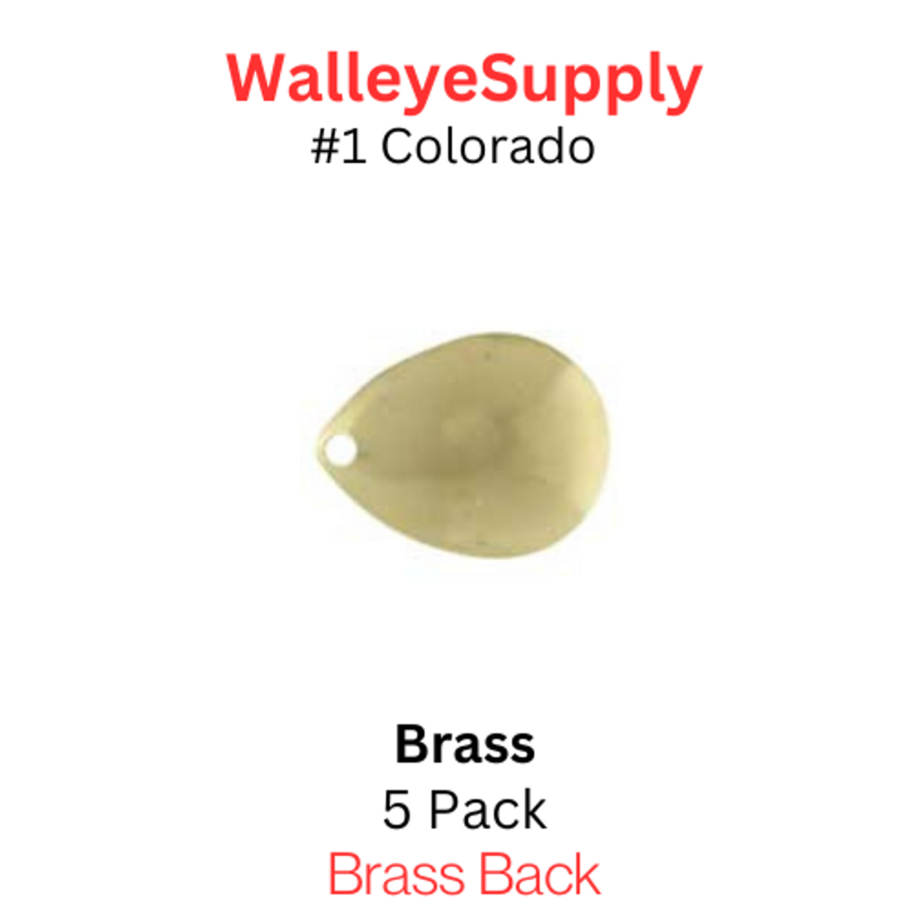 Size 1 Colorado Brass 5/PK
