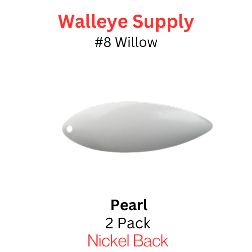 #8 WILLOWLEAF blade Pearl White
