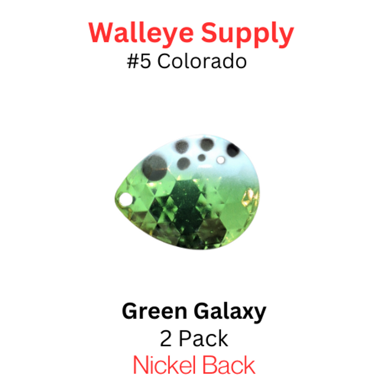 COLORADO blades # 5 GREEN GALAXY