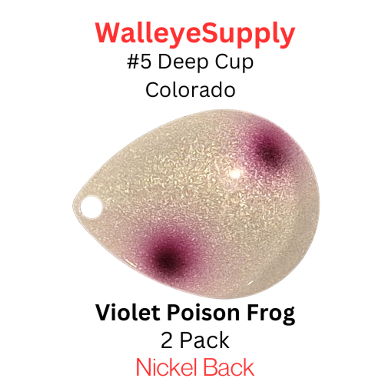 Tournament Series: VIOLET POISON FROG #5 DEEP CUP COLORADO BLADE
