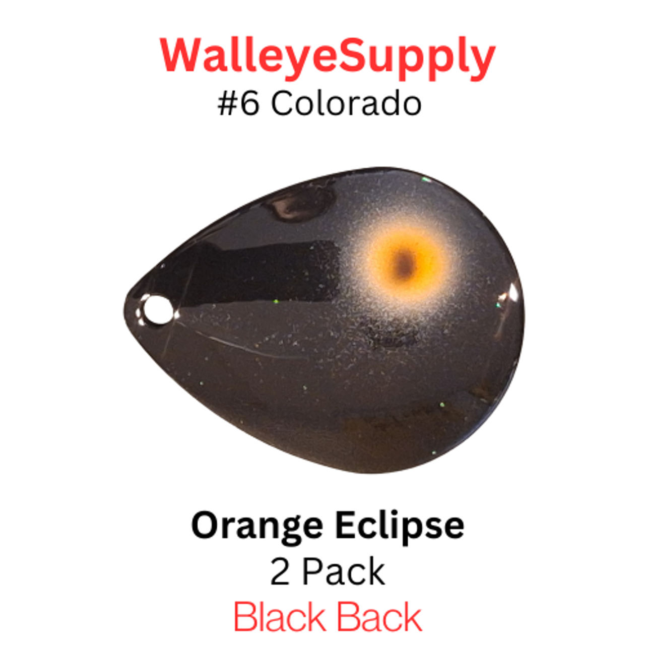 Walleyesupply Customs Orange Eclipse #6 Colorado