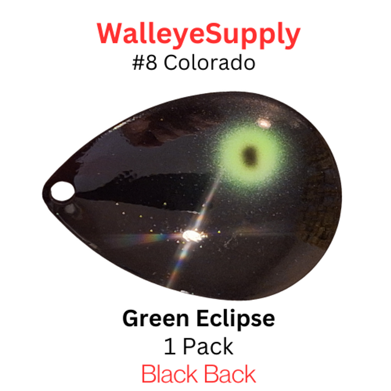 Walleye Supply Customs Green Eclipse #8 Colorado
