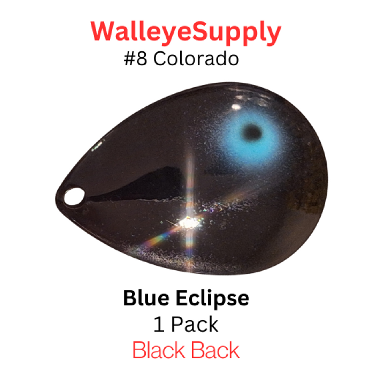 Walleye Supply Customs Blue Eclipse #8 Colorado
