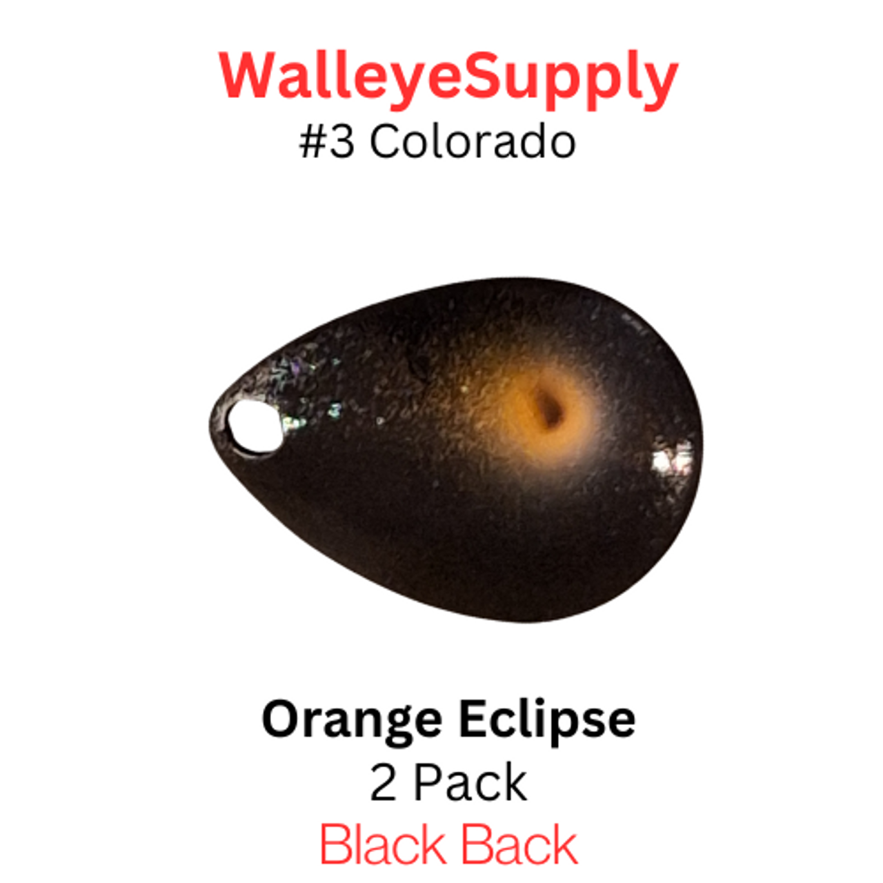 Walleye Supply customs #3 Colorado Orange Eclipse