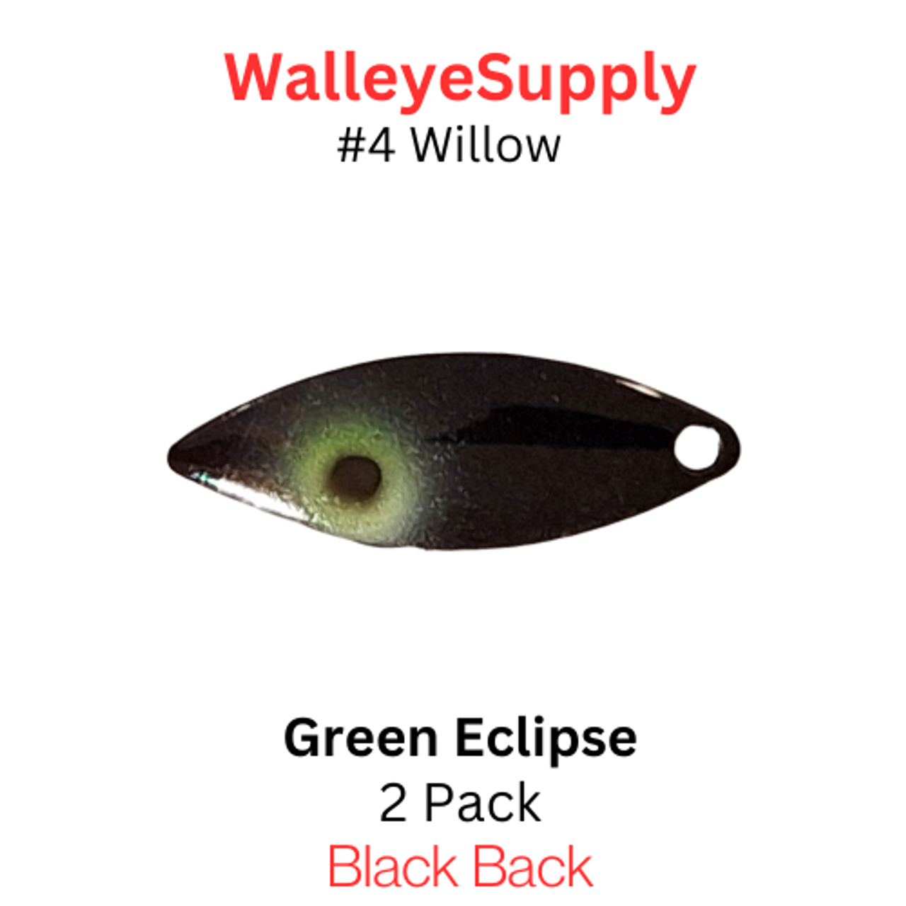 Walleye Supply Customs #4 Willow Green Eclipse