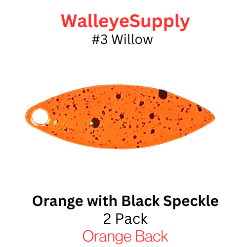 #3 Willow Orange with Black Speckles