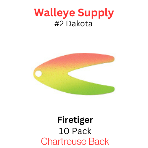 #2 Firetiger Dakota spinner blade 10 PK