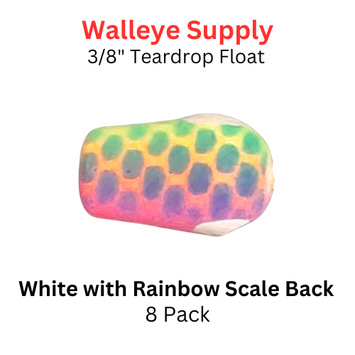 Floating Minnow Head 3/8" RAINBOW SCALE