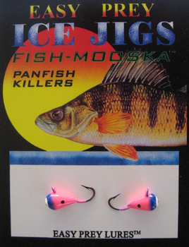 ICE FISHING JIGS #8 LS MINNOW PERCH / EASY PREY LURES