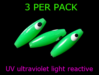 Lure Beads MINNOW UV GREEN