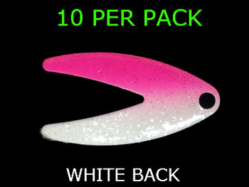 DAKOTA spinner blades #2 WHITE/PINK SPLASH