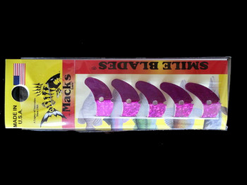 Mack S Smile Blade Super Slow Death Rig 1 Uv Glo Burst/White/Chartreuse/Orange Spinners In Line - Foto 2