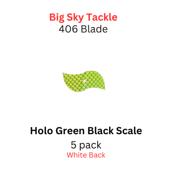 Holo Green with Black Scale 406 Blade