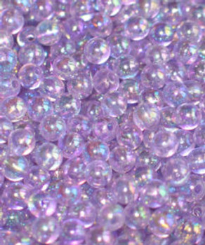 Fishing Lure Beads JT Custom Tackle 6mm Pearlized Trans. Violet Beads 100/PK