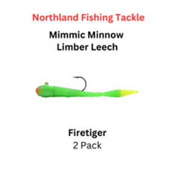 NORTHLAND FISHING TACKLE: 1/16oz firetiger limber leech