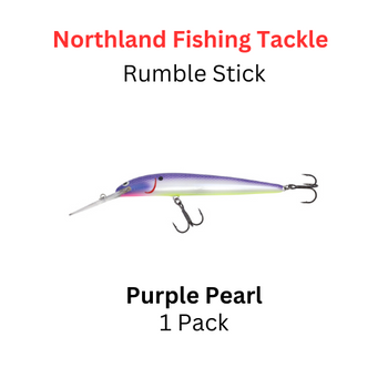 Northland Fishing Tackle Rumble stick crankbait size 4 PURPLE PEARL 