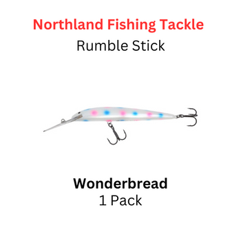 Northland Fishing Tackle Rumble stick crankbait size 5 WONDERBREAD 
