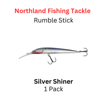 Northland Fishing Tackle Rumble stick crankbait size 5 Silver Shiner