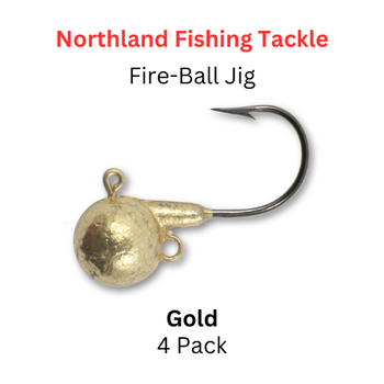 NORTHLAND FISHING TACKLE - FIRE-BALL JIG HEADS - 1/8oz 