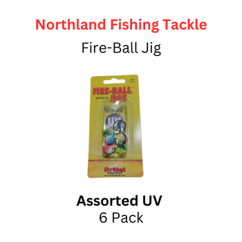 Northland Fishing Tackle Fire-Ball Spin Jig - 1/4 oz. - Firetiger