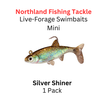 Northland Fishing Tackle: Live-Forage Baitfish Swimbait 1/8oz Silver Shiner