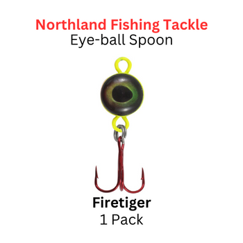 Northland Fishing Tackle: 1/16oz Eye-Ball Spoon Firetiger