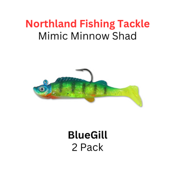 NORTHLAND FISHING TACKLE: 1/32oz Mimic Minnow Shad BLUEGILL