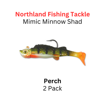 NORTHLAND FISHING TACKLE: 1/32oz Mimic Minnow Shad PERCH