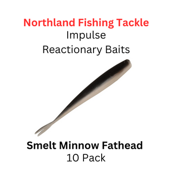 NORTHLAND FISHING TACKLE: Impulse Reactionary Bait SMELT MINNOW 3" FATHEAD MINNOW 