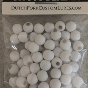 4mm DUTCH FORK Neon White UV bead 