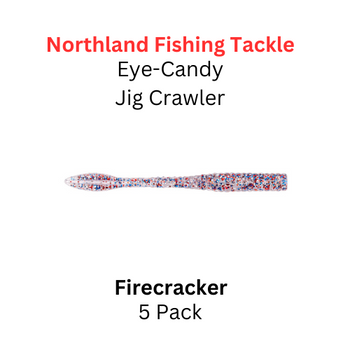 NORTHLAND FISHING TACKLE: Eye-Candy Jig-Crawler FIRECRACKER