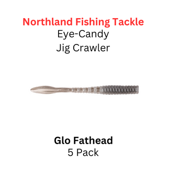 NORTHLAND FISHING TACKLE Eye Candy Jig Crawler Glo Fathead 5/pk 